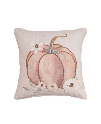 Autumn Fields Pumpkin Throw Pillow, 18" x 18"