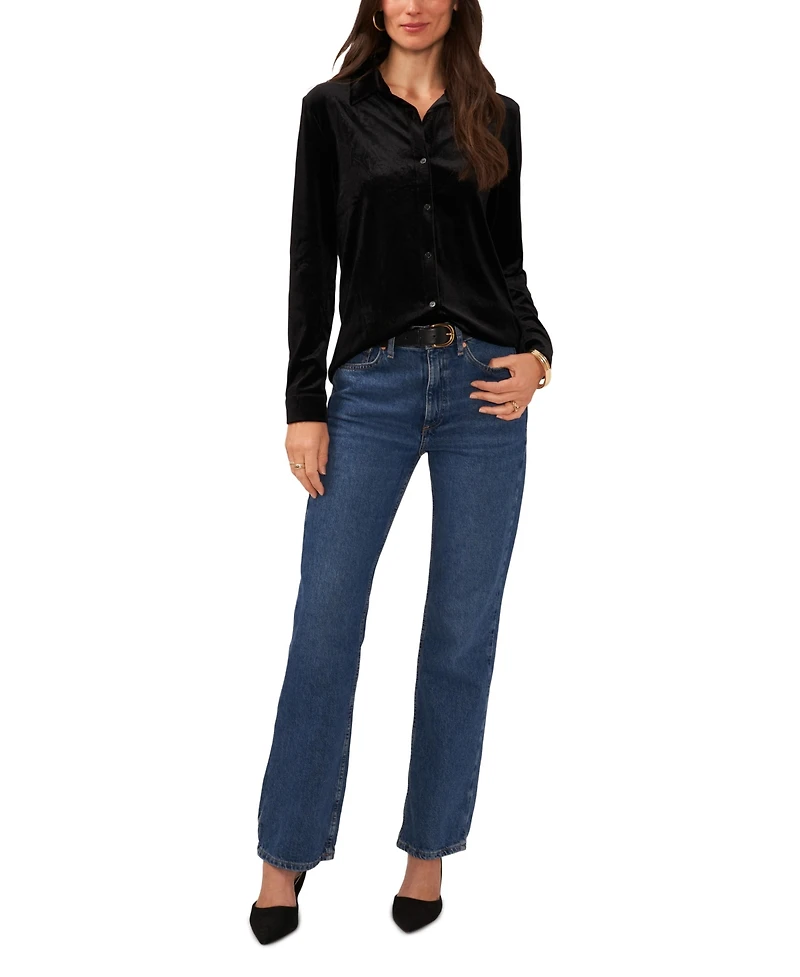 Vince Camuto Women's Button-Down Collar Top