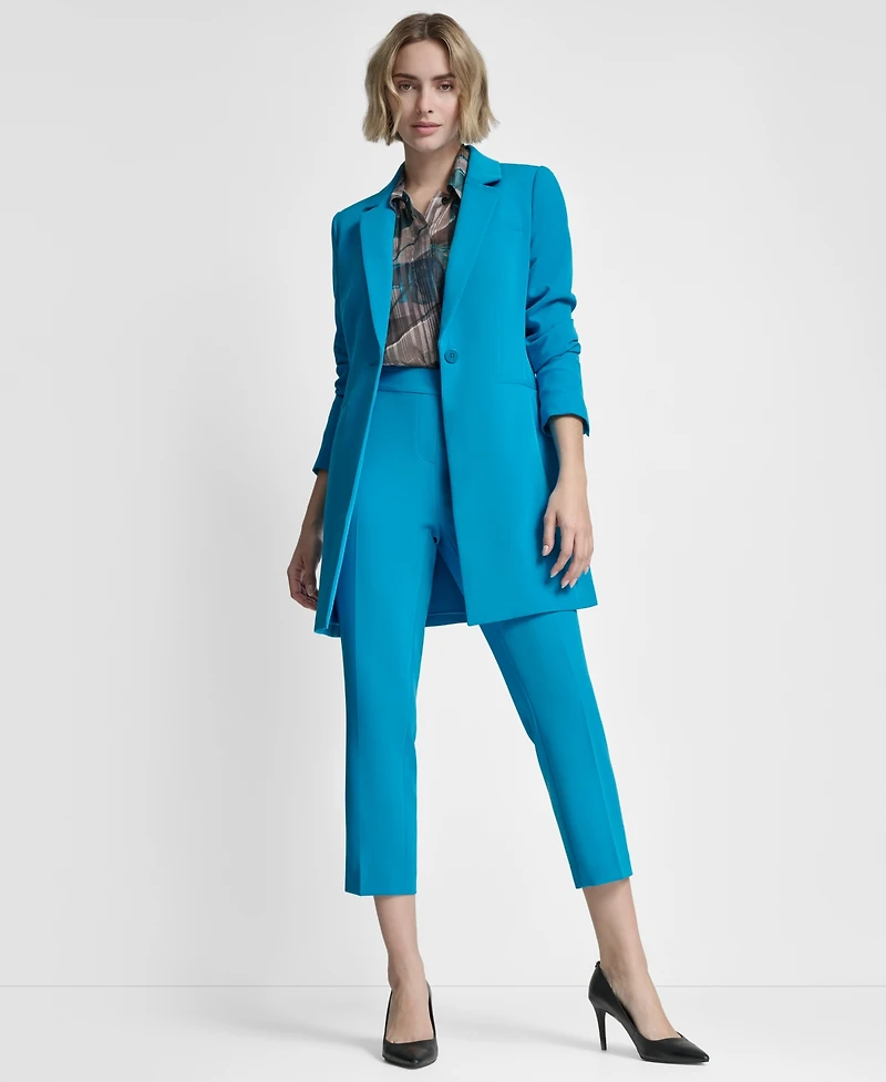 Dkny Women's One Button Topper Long Sleeves Jacket