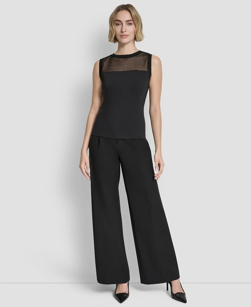 Dkny Women's Ponte Sleeveless Tank Top