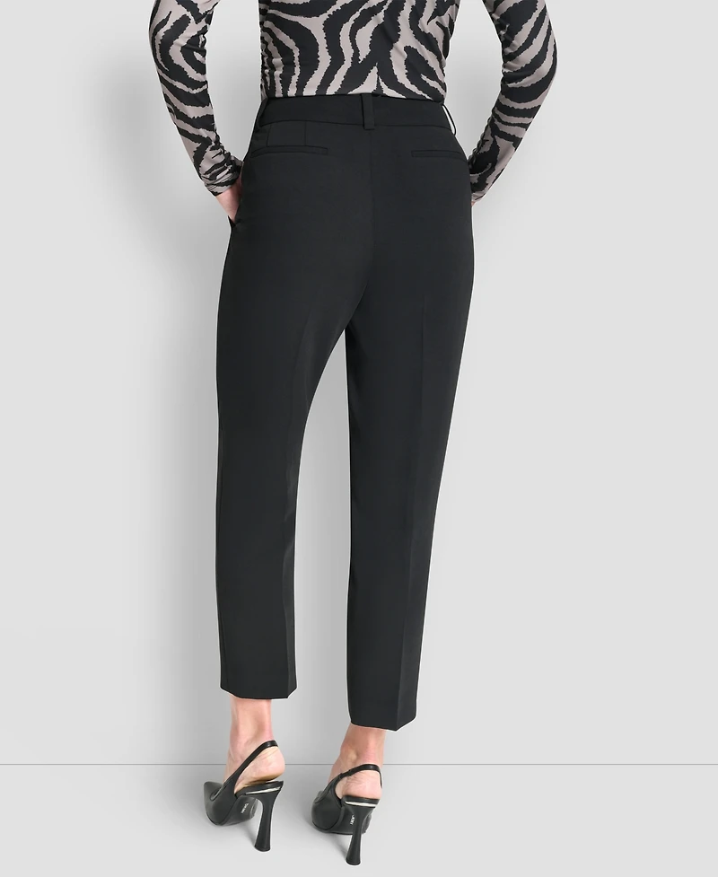 Dkny Women's Essex Ankle Leg Mid Rise Pants