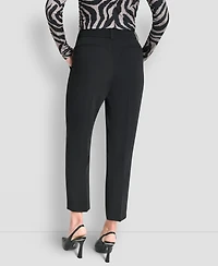 Dkny Women's Essex Ankle Leg Mid Rise Pants