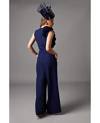 Coast Women's Corsage Detail Pleated Jumpsuit