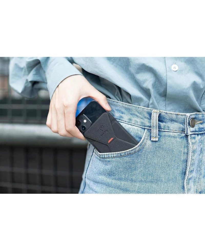 SmallRig Snap-on Phone Stand for Apple iPhone 12, Night Black
