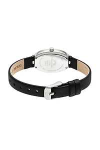 Porsamo Bleu Women's Topaz Eloise Genuine Leather Band Watch 1351AELL