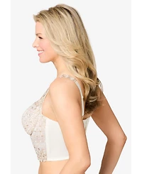 Amoureuse Women's Longline Embroidered Bra