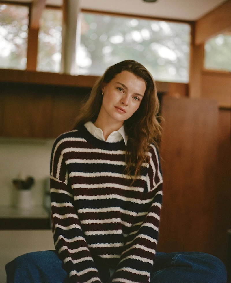 French Connection Women's Chunky Crewneck Sweater