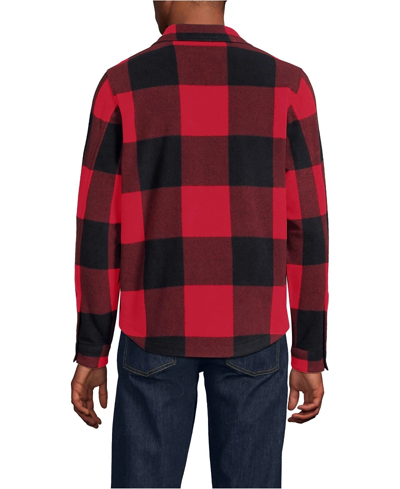 Lands' End Men's Anyweather Fleece Shirt Jacket