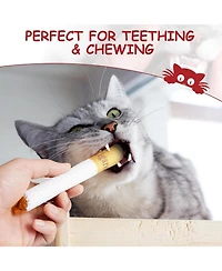 Nocciola 3 Pack Catnip Toys for Cats, Funny Cat Toys Filled with 100% Pure Organic Catnip, Safe Kitten Teething Chew and Kicker Toys, Stress Relieving