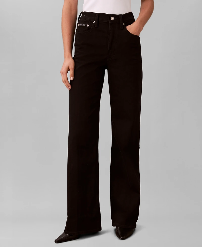 Calvin Klein Jeans Women's Ultra High Rise Wide Leg