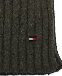 Tommy Hilfiger Men's 2-Piece Wide Rib Global Stripe Cuff Beanie and Scarf Set
