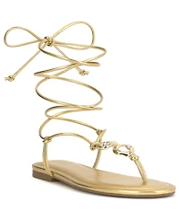 I.n.c. International Concepts Women's Hakima Lace-up Flat Sandals, Macy's Exclusive
