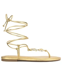 I.n.c. International Concepts Women's Hakima Lace-up Flat Sandals, Macy's Exclusive
