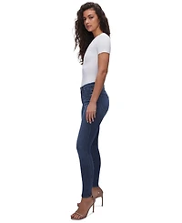 Good American Women's Legs Skinny Mid Rise Jeans