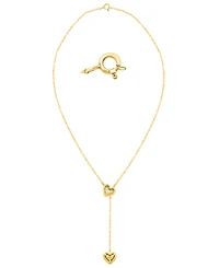 Macy's White Diamond Necklace (1/4 ct. t.w.) in 14K Gold Plating with Sterling Silver