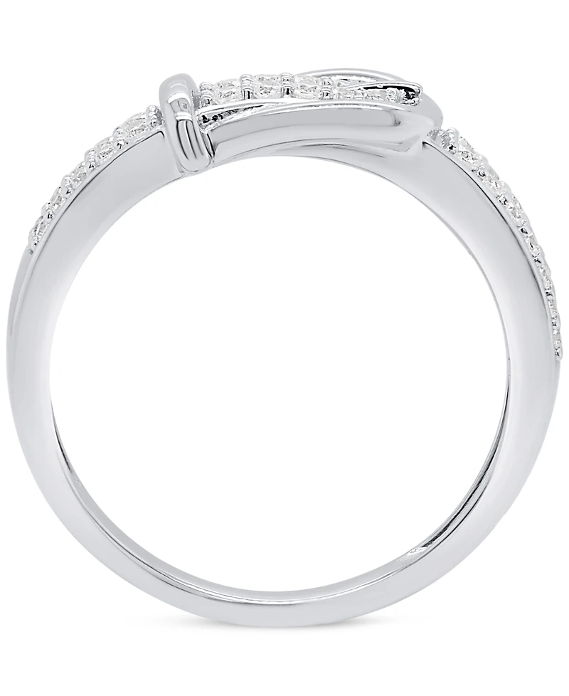 Macy's White Diamond Ring (1/4 ct. t.w.) Sterling Silver