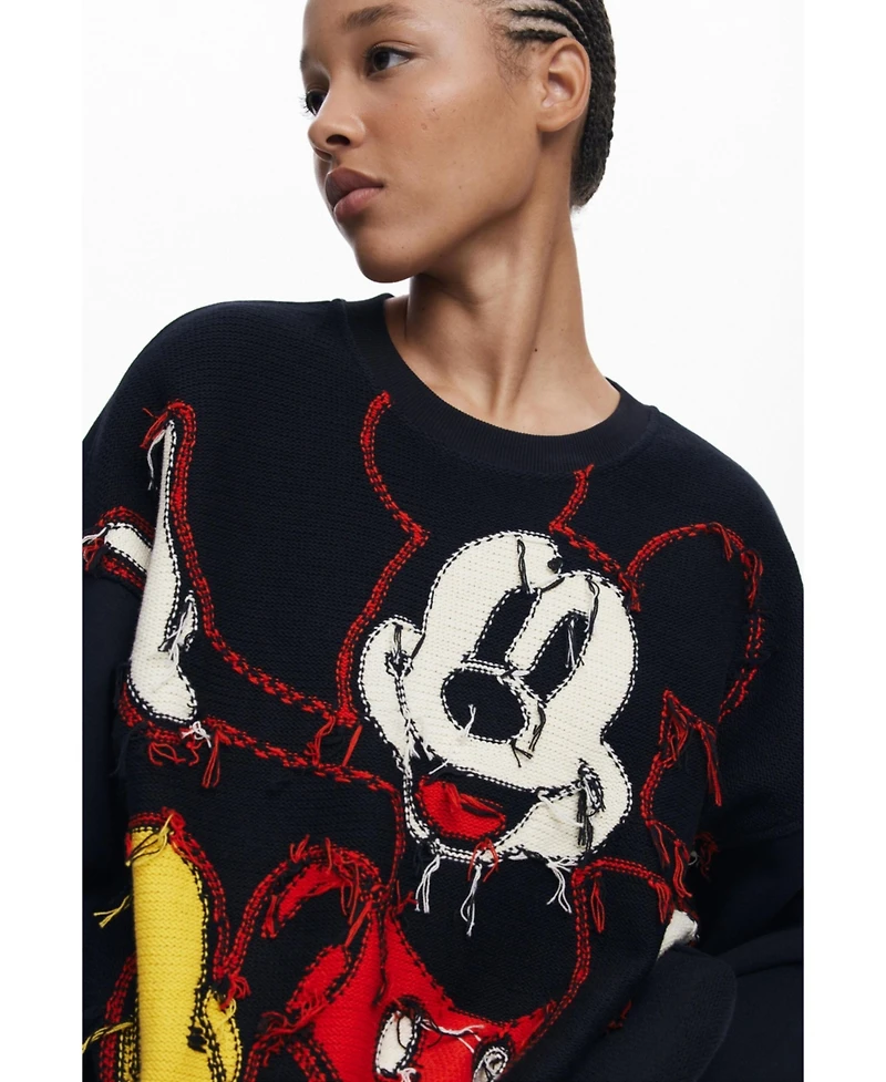 Desigual Women's Mickey thread sweatshirt
