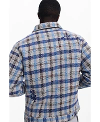 Desigual Men's Checkered jacket with pockets