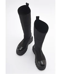 Prologue Shoes Celine Scuba Knee High Boot (Women)