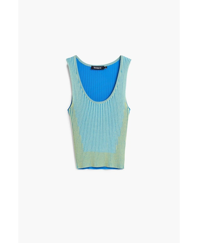 Desigual Women's Textured striped T-shirt