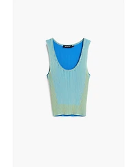 Desigual Women's Textured striped T-shirt