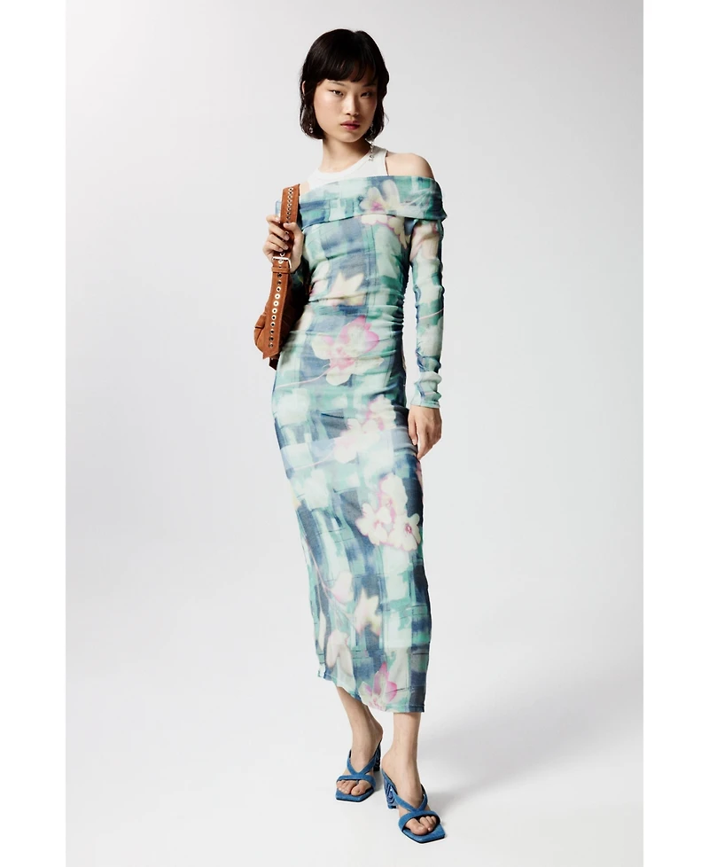 Desigual Women's Long combined dress