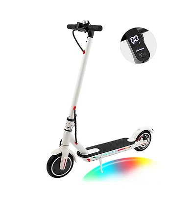Artudatech 8.5-inch folding electric scooter with app, 350W, 35km range, 30km/h city commuting lights