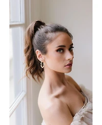 Untamed Petals Marin Wrapped Hoop Earrings