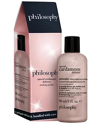 philosophy Special Cardamom Delivery Hydrating Shower Gel, Bubble Bath, & Shampoo Stocking Stuffer, 3 oz.