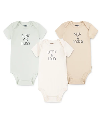 Huggies Baby Boys and Girls 3-Piece Short Sleeves Bodysuit Set