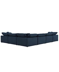 Furniture Fog 6-Pc. Fabric L-Sectional Sofa Set