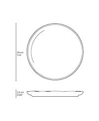 Porto Brasil Stoneware Buffer Dinner Plates, Set of 6