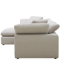 Furniture Fog 3-Pc. Fabric Chaise Sectional Sofa Set