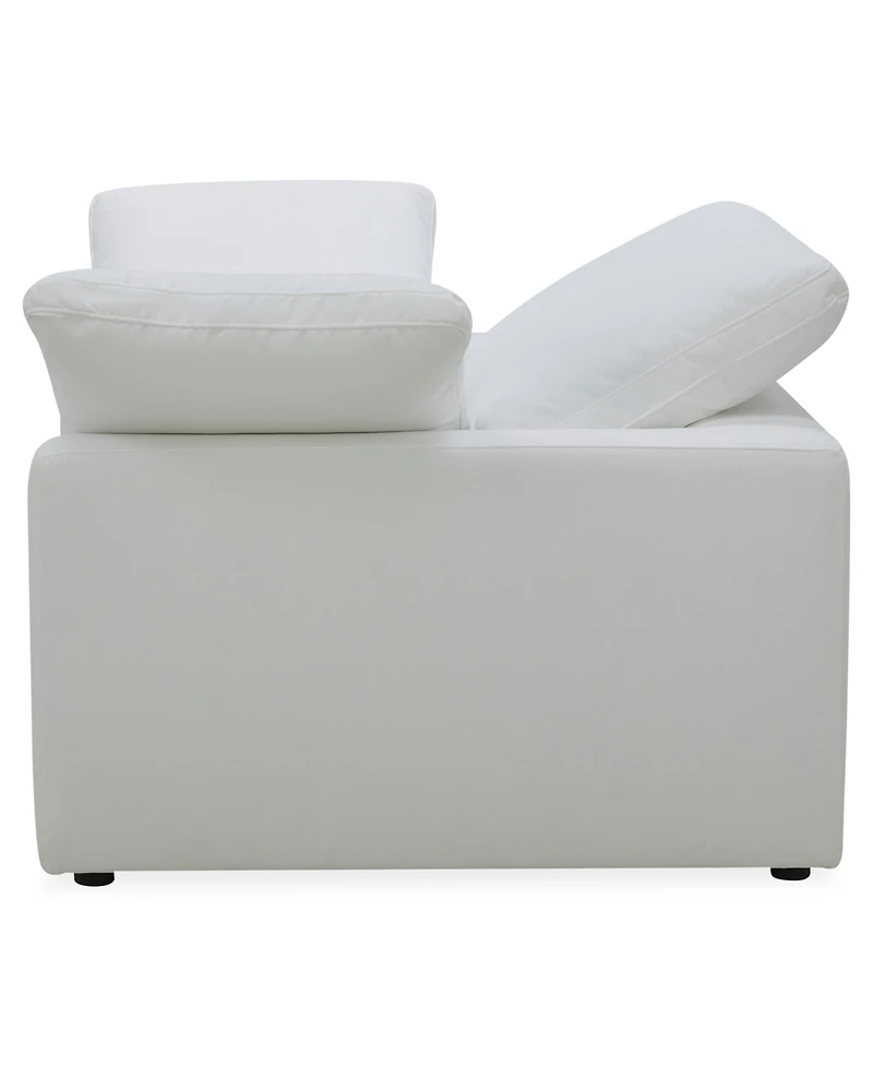 Furniture Fog 55" Fabric Accent Chair