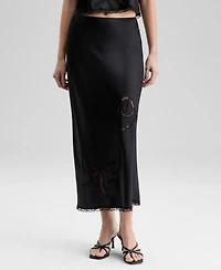 And Now This Women's Lace Bow-Inset Slip Skirt, Macy's Exclusive