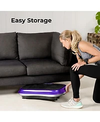 LifePro Whole Body Vibration Plate Exercise Machine with Loop Bands - Fitness Platform for Home Workouts & Training