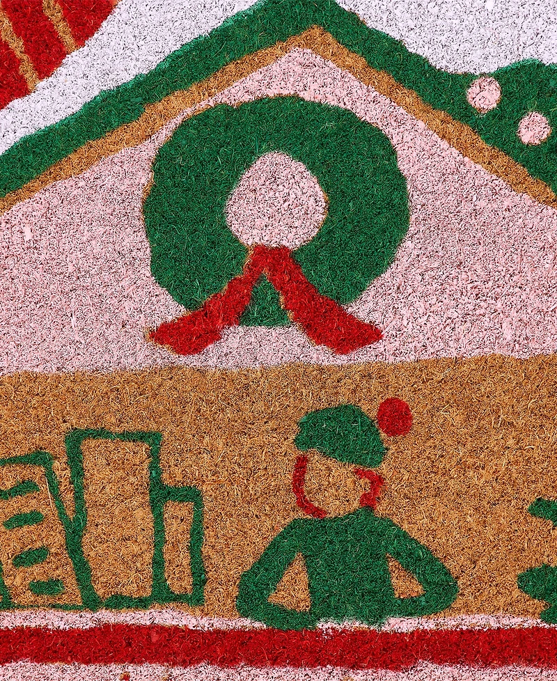 Hallmark House Holiday Outdoor Coir Doormat, 18" x 30"