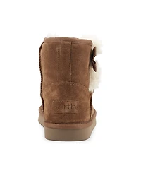 earth Women's Worldly Round Toe Casual Ankle Booties