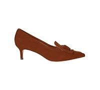 Lauren Ralph Lauren Women's Adrienne Suede Kiltie Pumps