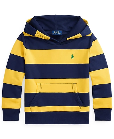 Polo Ralph Lauren Toddler and Little Boys Rugby-Stripe Fleece Hoodie