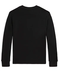 Polo Ralph Lauren Big Boys Waffle-Knit Cotton Long-Sleeve Tee