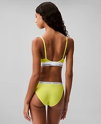 Calvin Klein Women's Modern Cotton Lightly Lined Triangle Bralette QF5650