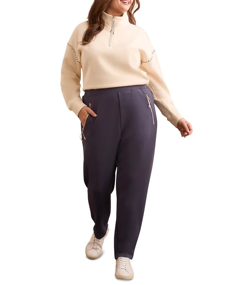Tribal Plus Techno Lux Pull-On Ankle Pants