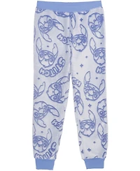 Disney Girls 7-14 Debossed Plush Jogger Pull-On Pants