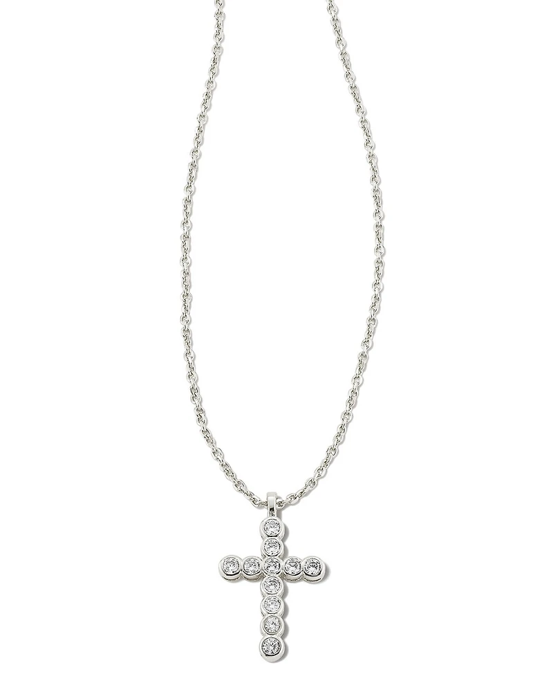 Kendra Scott Cubic Zirconia Cross Pendant Necklace
