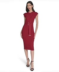 Vince Camuto Women's Extended Cap Sleeve Pull-On Dress