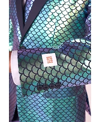 OppoSuits Big & Tall Shiny Party Suit - Peppy Pink