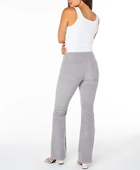 Celebrity Pink Juniors' Corduroy Double-Button Bootcut Pants
