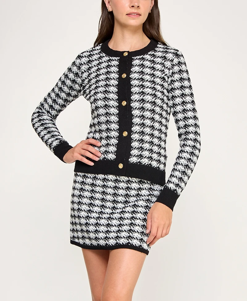Invitee Juniors' 2-Piece Sleeveless Sweaterdress