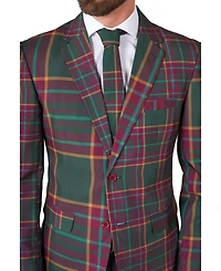 OppoSuits Men's Shiny Star Suit - Christmas & Nye Party Outfit Black